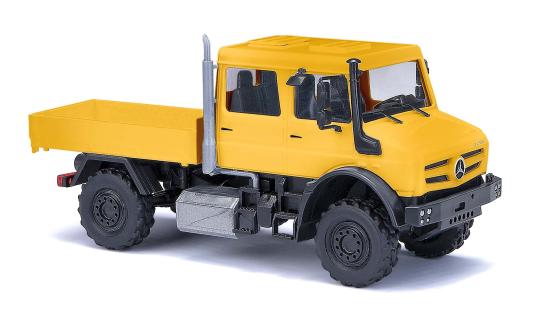 Busch MB Unimog U 5023 Doppelkabine, gelb 51080 