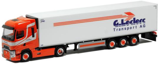 Herpa LKW Renault T/Aerop. Kühl-KSZ Leclerc 