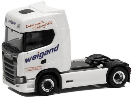 Herpa LKW Scania CS 20 Topl/Aerop. SZM Weigand Transport 