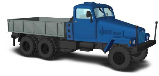 Busch LKW IFA G5 blau 