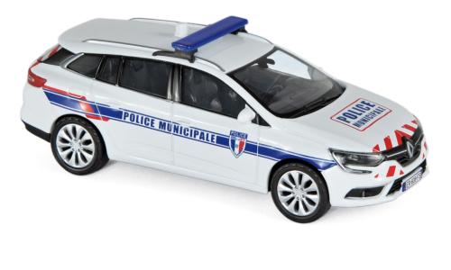 NOREV 1:43 Renault Megane Estate - 2016 Police Municipal 