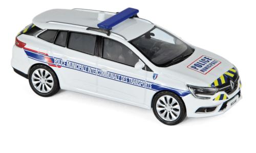 NOREV 1:43 Renault Megane Estate - 2016 Police Muni. Interco 