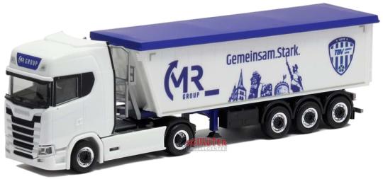 Herpa LKW Scania CS 20 HD Kempf Kipp-SZ MR Group TBV Lemgo 