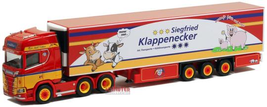 Herpa LKW Scania 4 Topl Kühl-KSZ Siegfried Klappenecker 