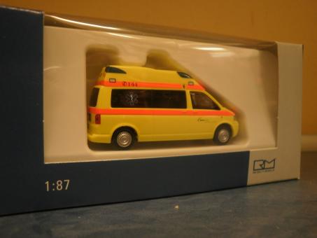 Rietze VW T5 Bus Hornis Silver Rettungsd Berner Oberlan 