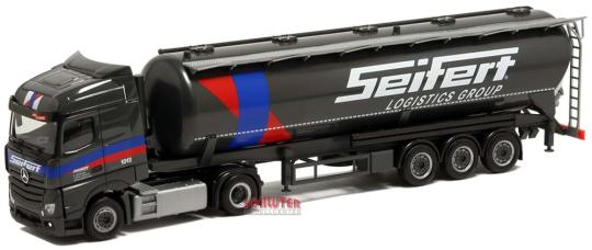 Herpa LKW MB Actros 18 Streamspace Kippsilo-Sz Seifert Logis 