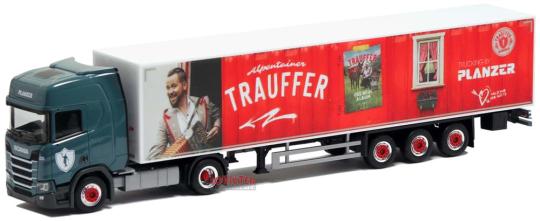 Herpa LKW Scania CR 20 HD Aerop. KSZ Planzer Traufer 