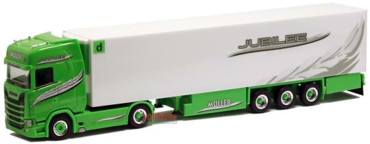 Herpa LKW Scania CS 20 HD Kühl-KSZ Müller 100 Jahre 