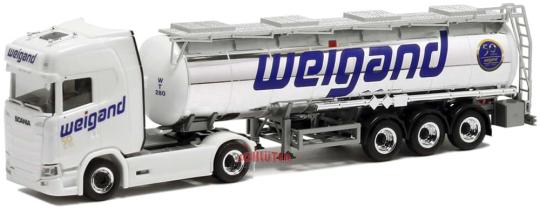 Herpa LKW Scania CS 20 Topl/Aerop. Chemie-Tank-SZ Weigand 50 Jahre 