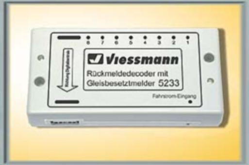 Viessmann Rückmeldedecoder mit Gleisbesetztmelder  5233 