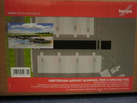Herpa Wings 1:500 Scenix Amsterdam Airport Schiphol Pier Ground Foil 527354 