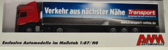 AWM LKW MB Actros MP2 L/Aerop Kühl-KSZ Verkehr aus nächster Nähe 