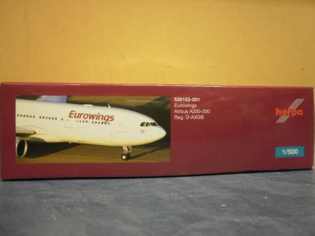 Herpa Wings 1:500 Airbus A330-200 Eurowings 528153 