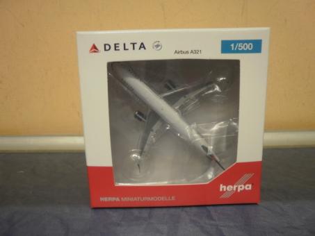 Herpa Wings 1:500 Airbus A 321 Delta Air Lines 529617 