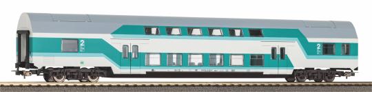 PIKO Doppelstocksitzwg. DBuz 747.3 mintgrün DR IV 53116 