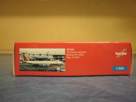 Herpa Wings 1:500 Boeing 707-300 Royal Jordanian Airlines 531245 