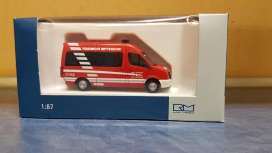 Rietze VW Crafter Bus \'11 Feuerwehr Rottenburg 53132 