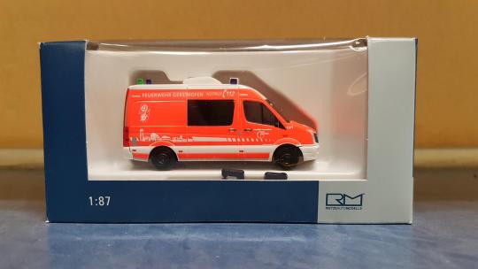 Rietze VW Crafter Feuerwehr Gersthofen 53136 