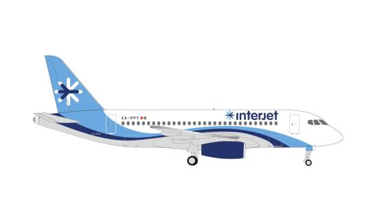 Herpa Wings 1:500 Sukhoi Superjet 100 Interjet Airlines 534710 