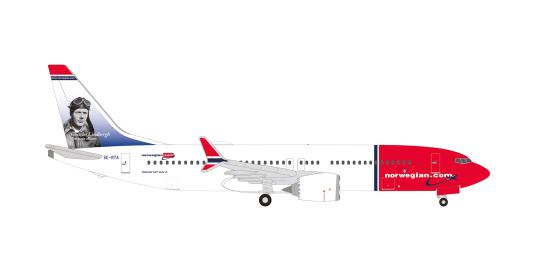 Herpa Wings 1:500 Boeing 737 Max 8 Norwegian Charles Lindber 