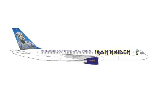 Herpa Wings 1:500 Boeing 757-200 Iron Maiden Tour 2008 535250 