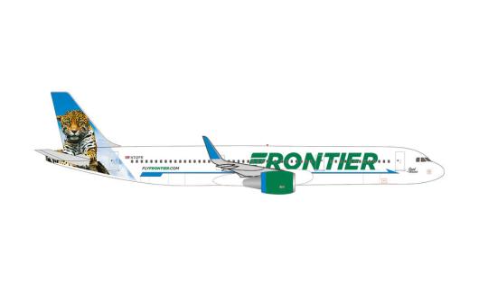 Herpa Wings 1:500 Airbus A321 Frontier Spot the Jaguar 