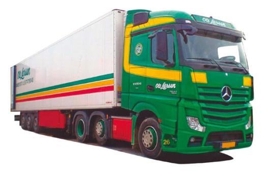 AWM LKW MB Actros 11 Giga Kühl-KSZ Ole Larsen 