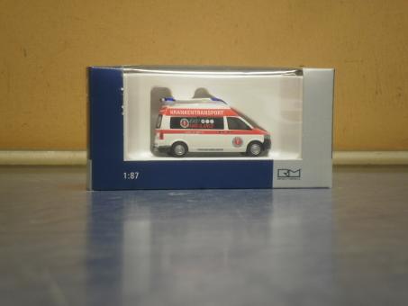 Rietze VW T5 Ambulanz Mobile Hornis Blue Easy Ambulance 