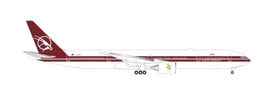 Herpa Wings 1:500 Boeing 777-300ER Qatar 25 Years of Excellence 536561 