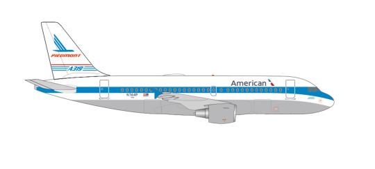Herpa Wings 1:500 Airbus A 319 American Airl. Piedmont 536615 
