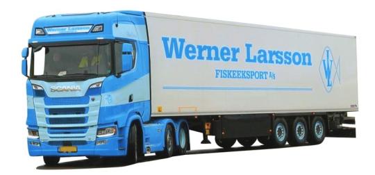 AWM LKW Scania CS HD/Aerop Kühl-KSZ Werner Larsson 53666 