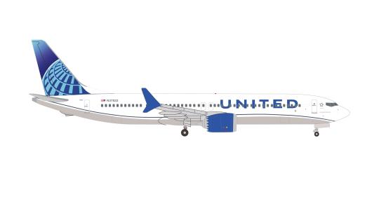 Herpa Wings 1:500 Boeing 737 Max 9 United Airlines 536691 