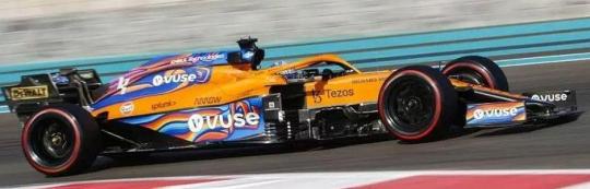 Minichamps 1:43 MCLAREN F1 TEAM MCL35M - LANDO NORRIS - ABU DHABI GP 2021 537216 
