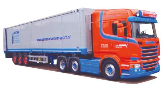 AWM LKW Scania R Highl/Aerop Schubboden-SZ Van Bentum 
