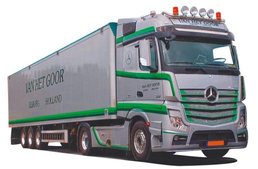 AWM LKW MB Actros 11 Bigsp. Schubboden-SZ Van Het Goor 53747 