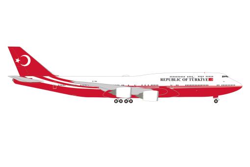 Herpa Wings 1:500 Boeing 747-8 BBJ Turkey Government 537520 