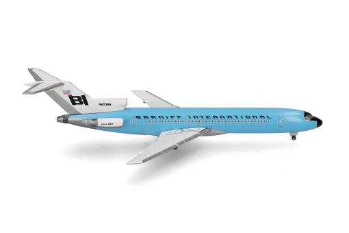 Herpa Wings 1:500 Boeing 727-200 Braniff New Dark Blue 