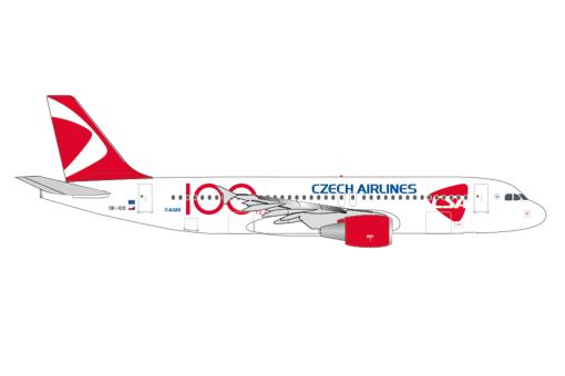 Herpa Wings 1:500 Airbus A320 CSA Czech Airlines 100 Years 