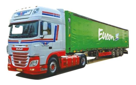 AWM LKW DAF XF 106 SSC/Aerop 45\' Cont-Sz Verkleij/Eucon 53779 