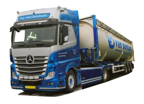 AWM LKW MB Actros 11 Gigaspace Silo-Cont-SZ Van Bentum 53784 