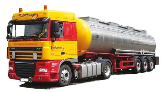 AWM LKW DAF XF 105 SC Kippsilo-SZ Schildecker 54412 