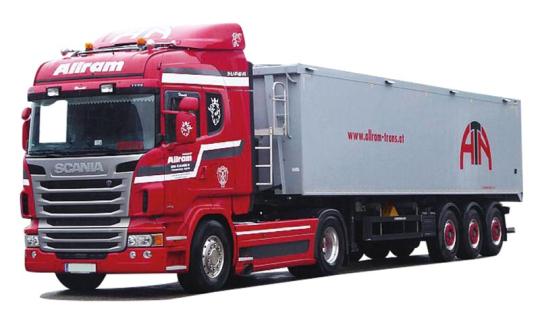 AWM LKW Scania R Highl./Aerop Kippmulden-SZ Allram 54432 