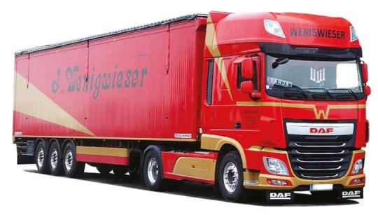 AWM LKW DAF XF 105 SSC/Aerop Schubboden-SZ Wenigwieser 54433 