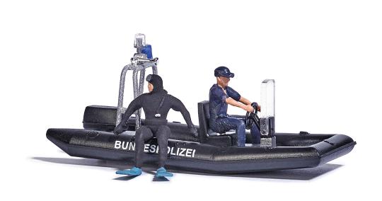 Busch See mit Polizeiboot H0 