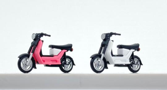 KRES 1:120 Komplettmodelle 2x Simson SR50, rosa und weiß 