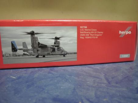 Herpa Wings 1:200 Boeing MV-22B Osprey US Marine Corps Bell 557788 