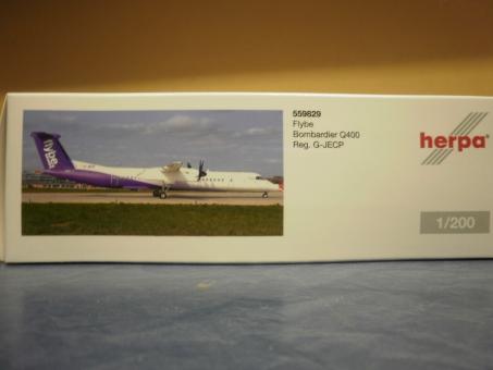 Herpa Wings 1:200 Bombardier Q400 Flybe 