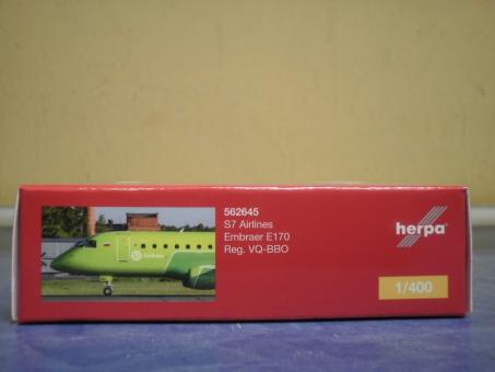 Herpa Wings 1:400 Embraer ERJ-170 S7 Airlines 