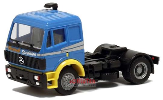 Herpa LKW MB SK SZM Brandt (blau/gelb) 