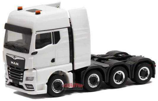 Herpa LKW MAN TG-X GX/Aerop. Schwerlast-SZM weiß 